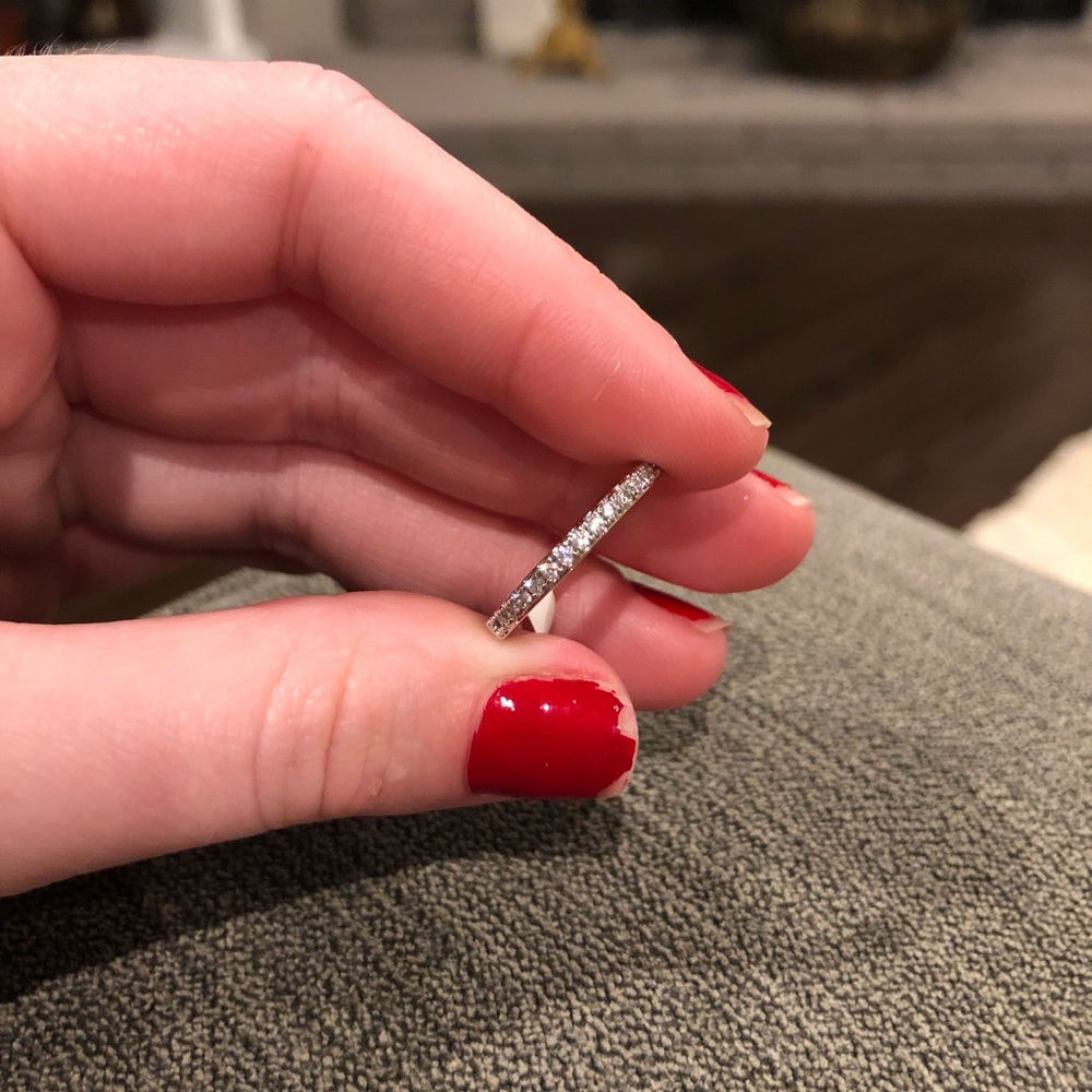 NWT Fragrant Jewels Diamond Band Ring Size 5